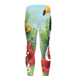 Toucan Aloha Hawaii Print Men's leggings