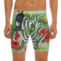Toucan Aloha Hawaii Print Men's Long Boxer Briefs