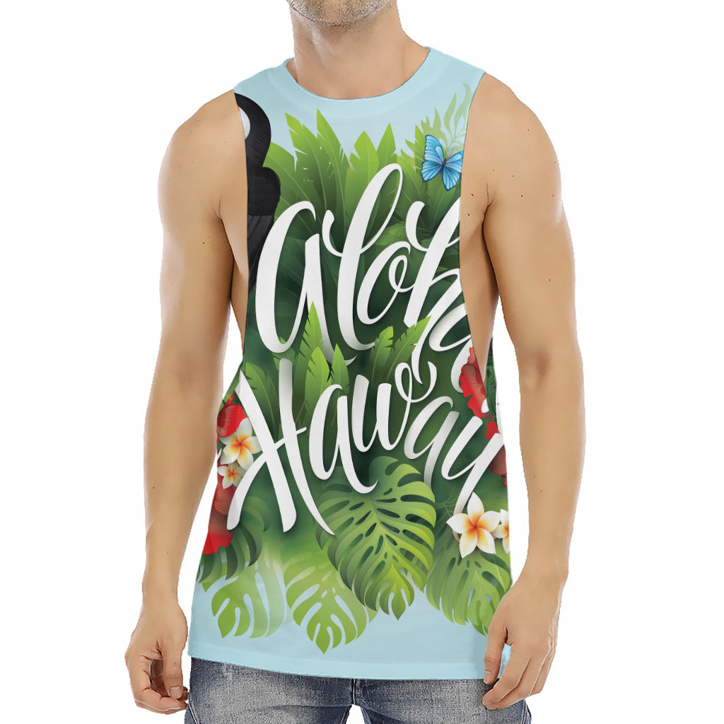 Toucan Aloha Hawaii Print Men's Muscle Tank Top