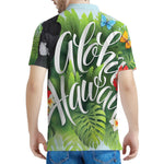 Toucan Aloha Hawaii Print Men's Polo Shirt