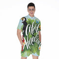 Toucan Aloha Hawaii Print Men's Romper