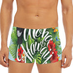 Toucan Aloha Hawaii Print Men's Short Boxer Briefs