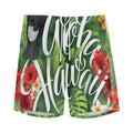 Toucan Aloha Hawaii Print Men's Athletic Shorts