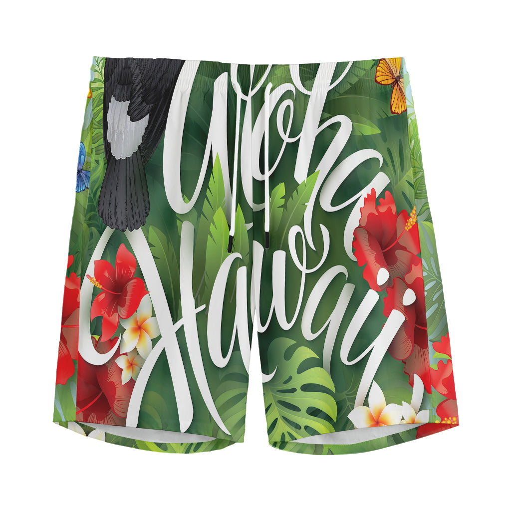 Toucan Aloha Hawaii Print Men's Sports Shorts