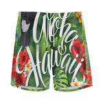 Toucan Aloha Hawaii Print Men's Sports Shorts