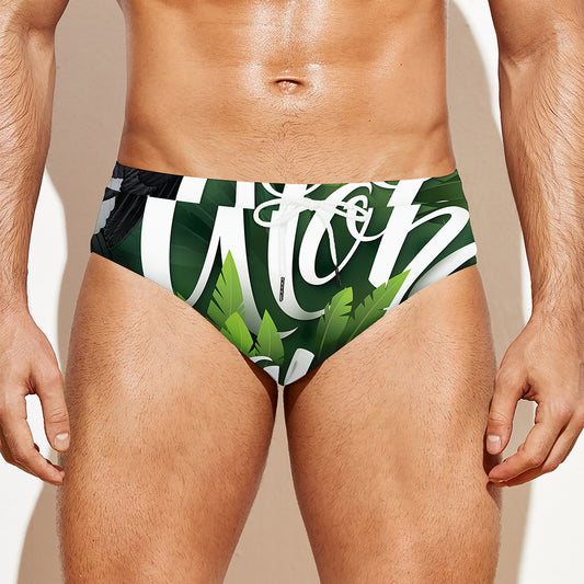 Toucan Aloha Hawaii Print Men's Swim Briefs