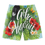 Toucan Aloha Hawaii Print Men's Swim Trunks