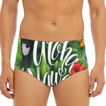 Toucan Aloha Hawaii Print Men's Triangle Swim Briefs