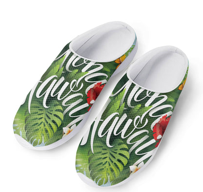 Toucan Aloha Hawaii Print Mesh Casual Shoes