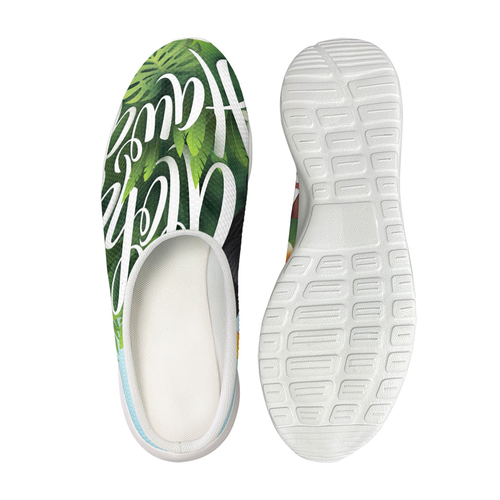 Toucan Aloha Hawaii Print Mesh Casual Shoes