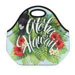 Toucan Aloha Hawaii Print Neoprene Lunch Bag