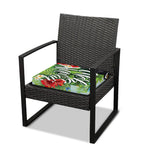 Toucan Aloha Hawaii Print Outdoor Seat Cushion Cover