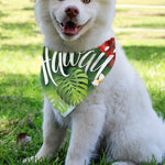 Toucan Aloha Hawaii Print Over The Collar Dog Bandana