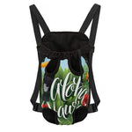 Toucan Aloha Hawaii Print Pet Carrier Backpack