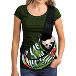 Toucan Aloha Hawaii Print Pet Sling Carrier