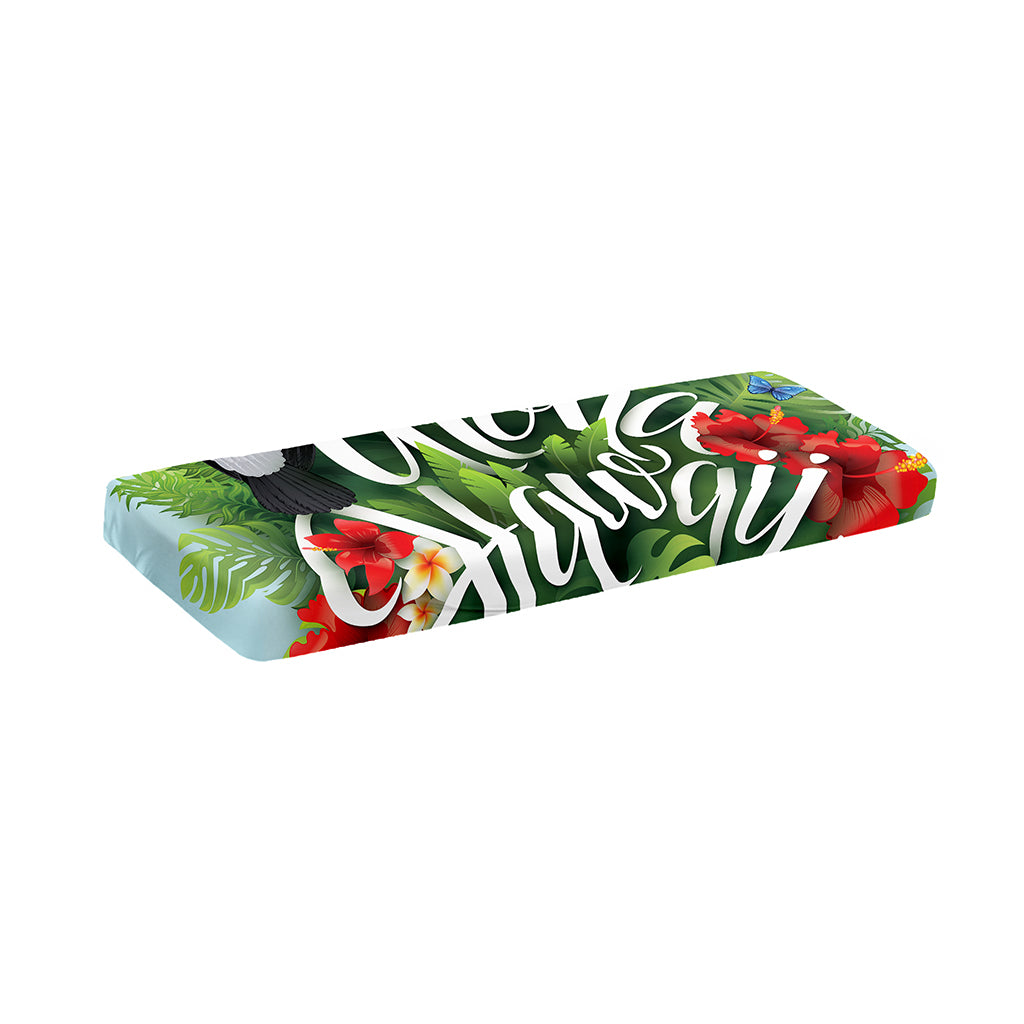 Toucan Aloha Hawaii Print Piano Keyboard Cover