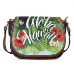 Toucan Aloha Hawaii Print Saddle Bag