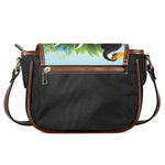 Toucan Aloha Hawaii Print Saddle Bag