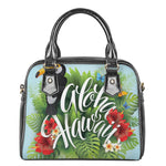 Toucan Aloha Hawaii Print Shoulder Handbag