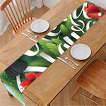Toucan Aloha Hawaii Print Table Runner