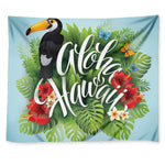 Toucan Aloha Hawaii Print Tapestry