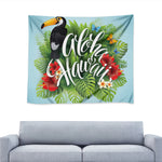 Toucan Aloha Hawaii Print Tapestry