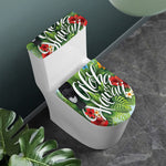 Toucan Aloha Hawaii Print Toilet Lid And Tank Cover Set