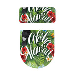 Toucan Aloha Hawaii Print Toilet Lid And Tank Cover Set