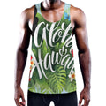 Toucan Aloha Hawaii Print Men's Workout Tank Top