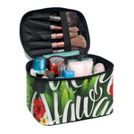Toucan Aloha Hawaii Print Travel Makeup Bag