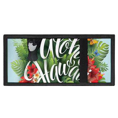 Toucan Aloha Hawaii Print Trifold Wallet