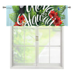 Toucan Aloha Hawaii Print Window Valance