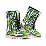 Toucan Aloha Hawaii Print Winter Boots