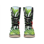Toucan Aloha Hawaii Print Winter Boots
