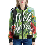 Toucan Aloha Hawaii Print Women's Bomber Jacket
