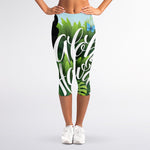 Toucan Aloha Hawaii Print Women's Capri Leggings