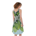 Toucan Aloha Hawaii Print Women's Sleeveless Dress