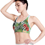 Toucan Aloha Hawaii Print Women's Sports Bra