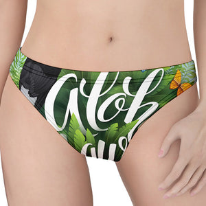 Toucan Aloha Hawaii Print Women's Thong