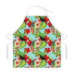 Toucan Parrot Tropical Pattern Print Adjustable Apron