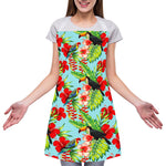 Toucan Parrot Tropical Pattern Print Adjustable Apron