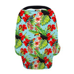 Toucan Parrot Tropical Pattern Print Baby Seat Cover