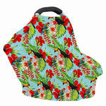 Toucan Parrot Tropical Pattern Print Baby Seat Cover
