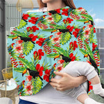 Toucan Parrot Tropical Pattern Print Baby Seat Cover
