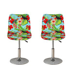 Toucan Parrot Tropical Pattern Print Bar Stool Covers