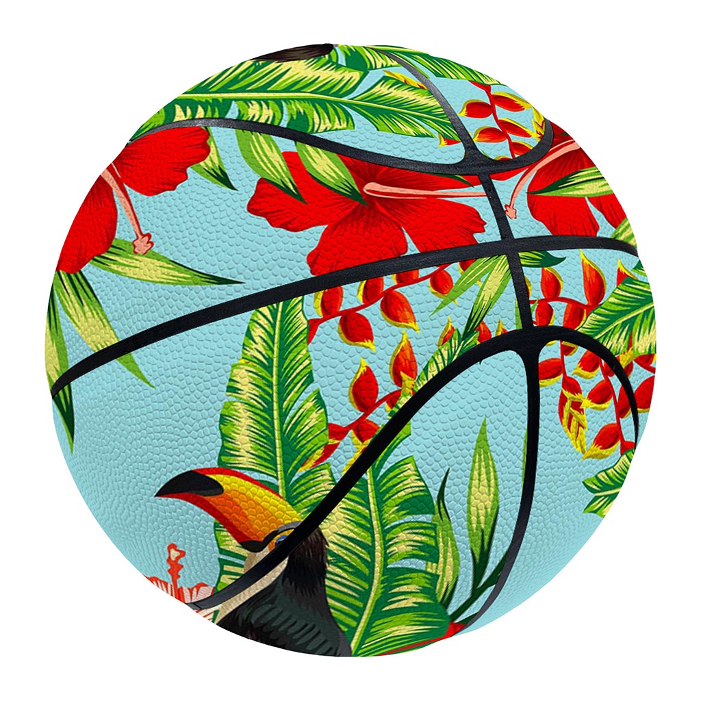 Toucan Parrot Tropical Pattern Print Basketball