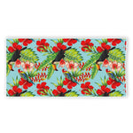 Toucan Parrot Tropical Pattern Print Beach Towel