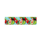 Toucan Parrot Tropical Pattern Print Bed Runner