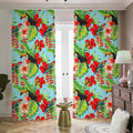 Toucan Parrot Tropical Pattern Print Dimout Pencil Pleat Curtains