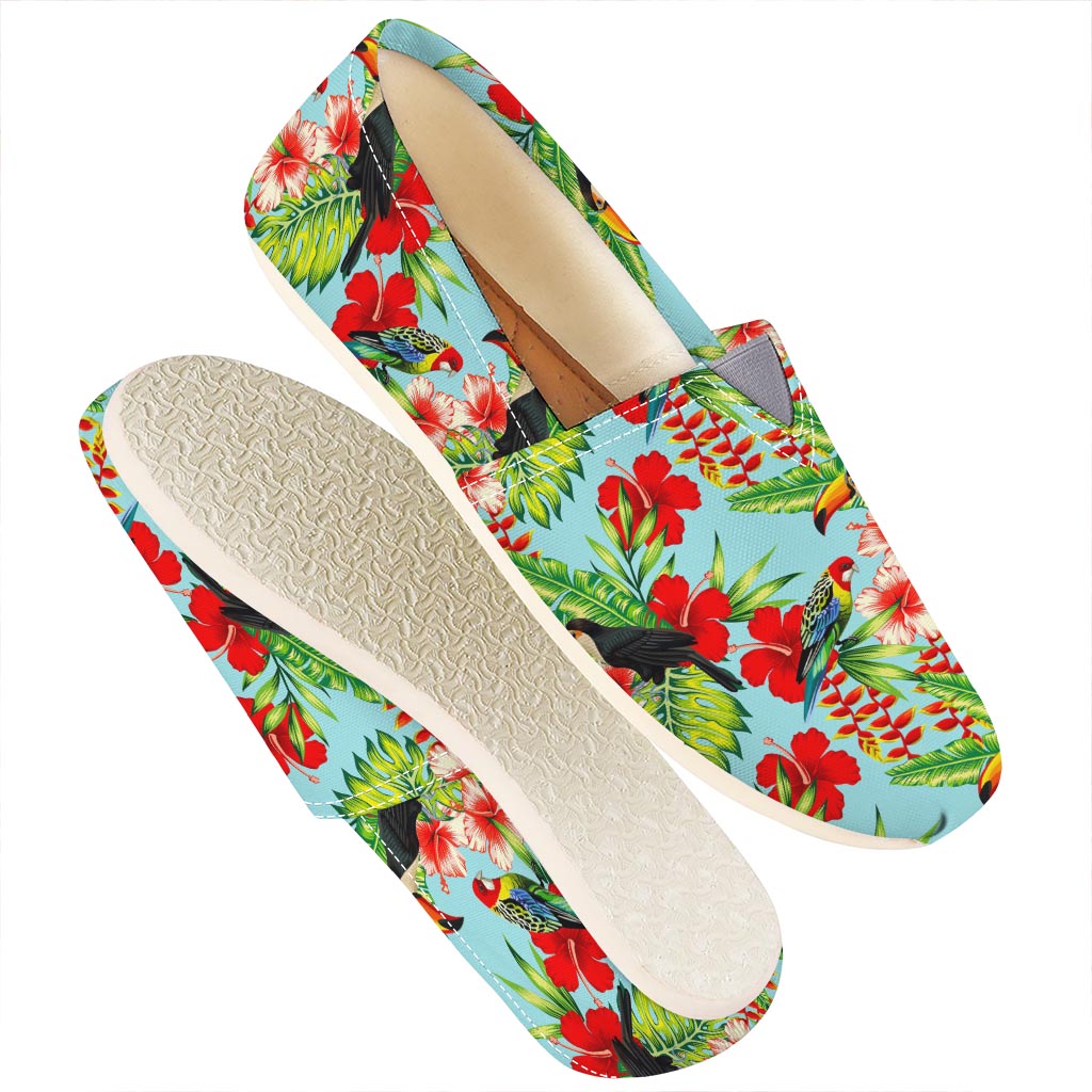 Toucan Parrot Tropical Pattern Print Casual Shoes